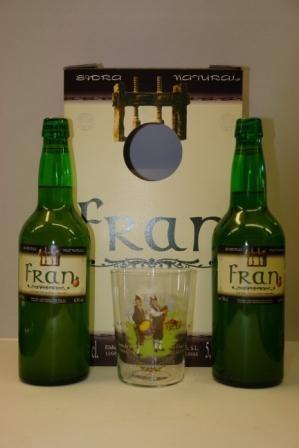 Estuche de Sidra y vaso de escanciar