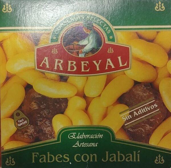 Fabes con jabalí Arbeyal - 420 g.