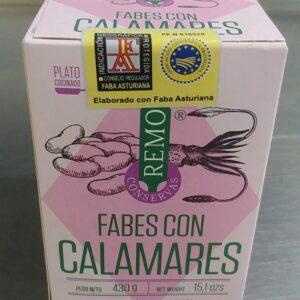Fabes con Calamares - Remo - 430 g.
