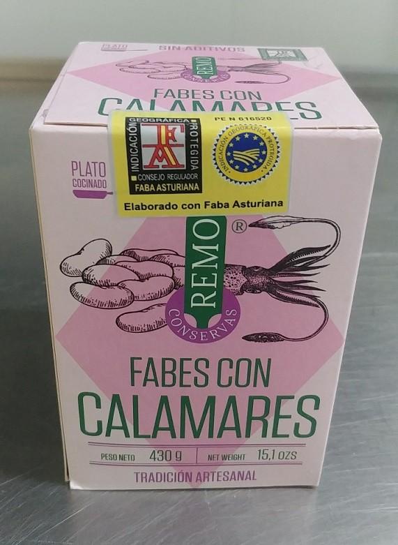 Fabes con Calamares - Remo - 430 g.