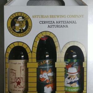 Estuche regalo 3 Cervezas Asturias Brewing Company