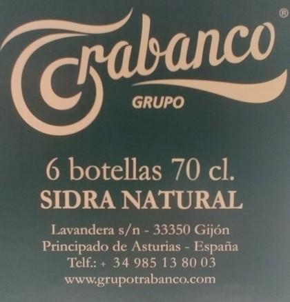 Sidra Natural Trabanco - Caja 6 unid.