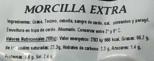 Morcilla Extra La Aldea - 360 g.