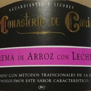 Licor de Crema de Arroz con leche Monasterio de Corias