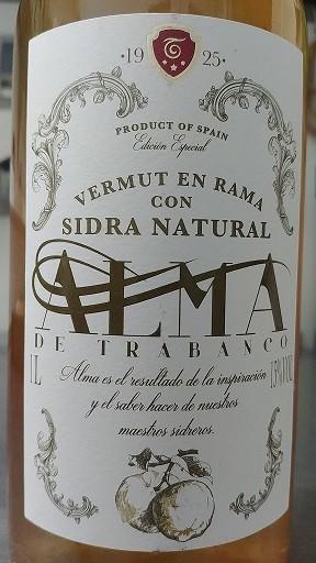 Vermut en Rama con sidra natural ALMA de Trabanco - Imagen 2