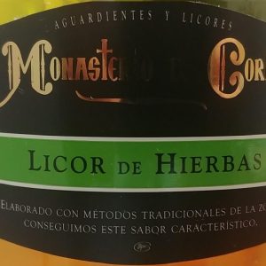 Licor de hierbas Monasterio de Corias