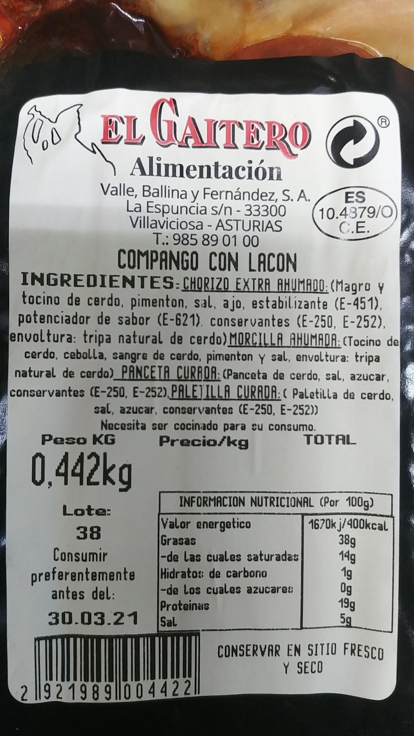 Compango para fabada El Gaitero - Imagen 2