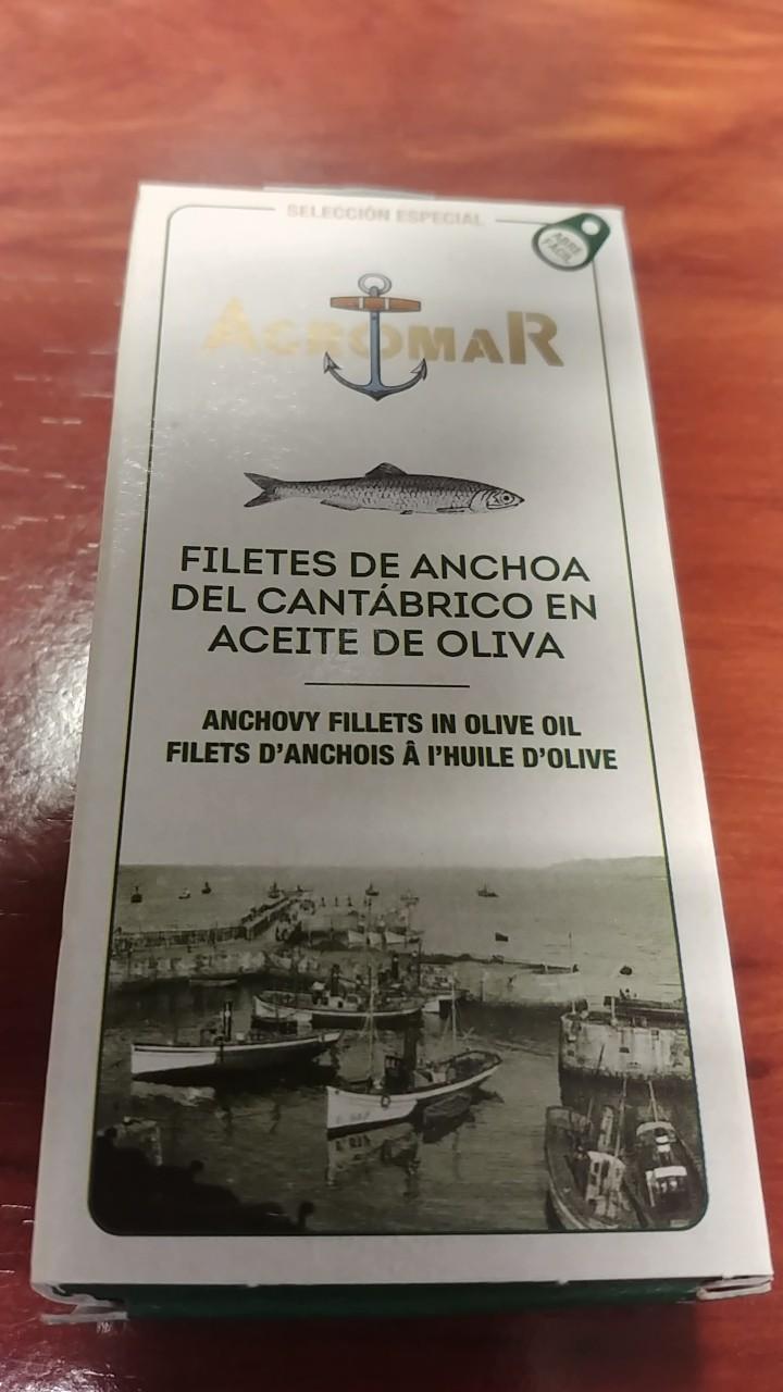 Anchoas del Cantábrico Agromar – Lata 50 gr.