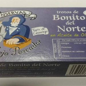 Bonito del Norte en aceite de oliva – El Viejo Pescador – Lata 110 gr.