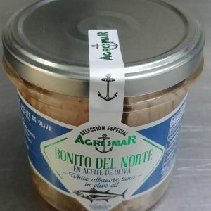 Bonito del norte en aceite de olvia – Agromar – Tarro 230 gr,.