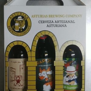 Cerveza Artesanal – Estuche regalo 3 Cervezas Asturias Brewing Company