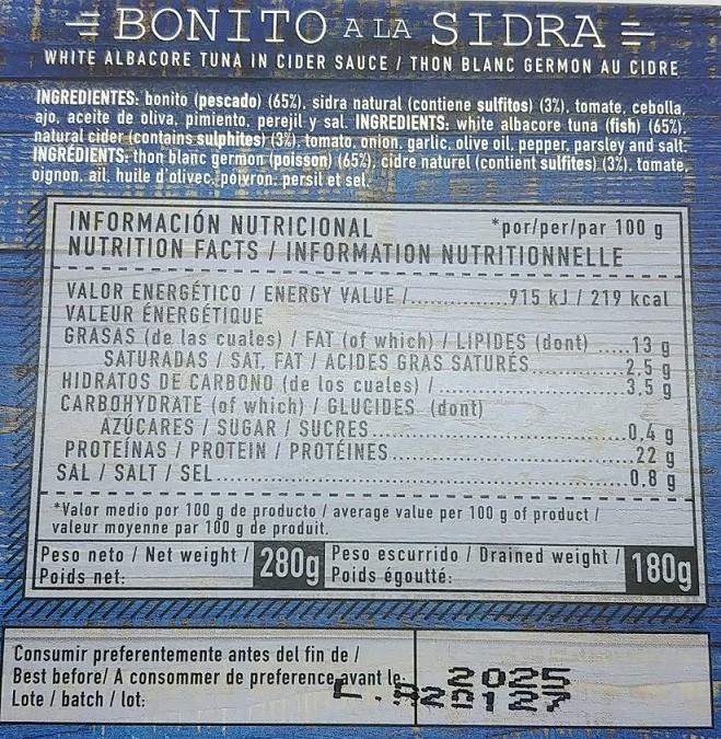 Bonito a la Sidra - Imagen 2